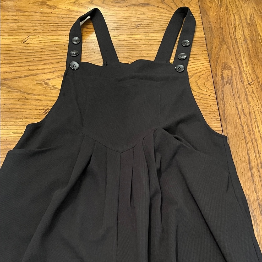 Halara Black Wide Leg Overalls, size medium, NWT - Picture 3 of 9